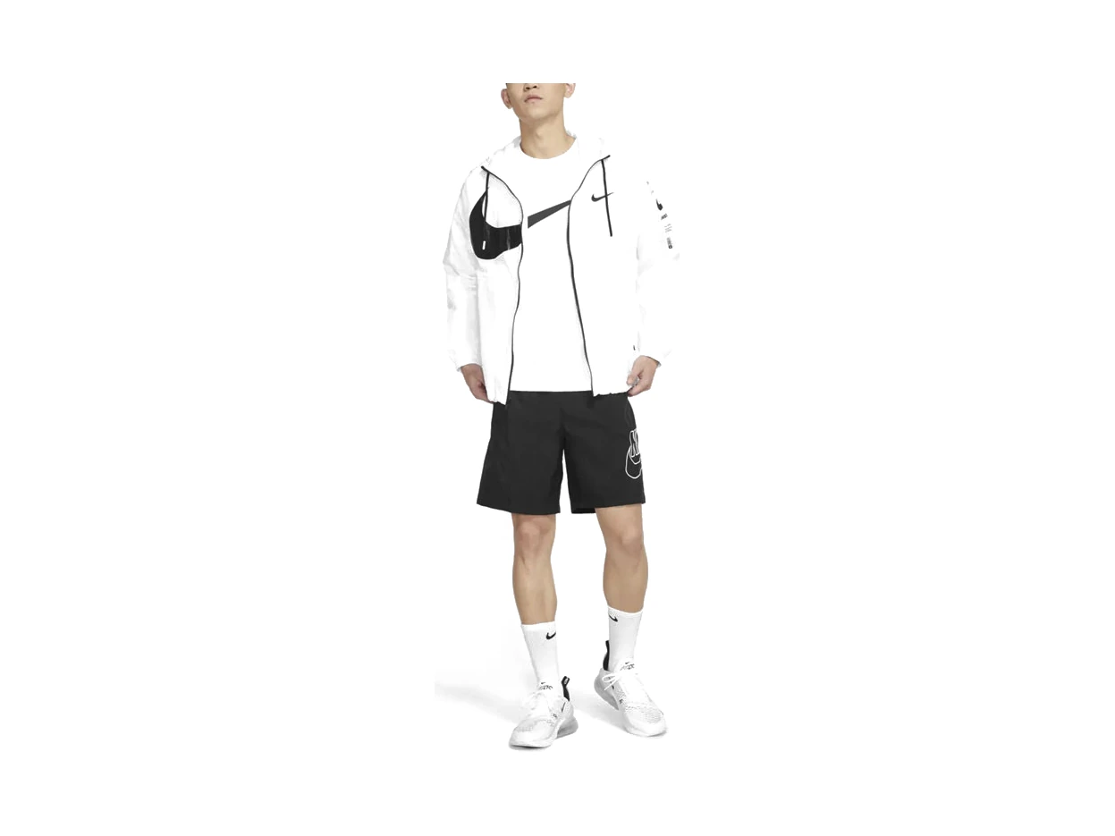 Nike Jackets White Hooded