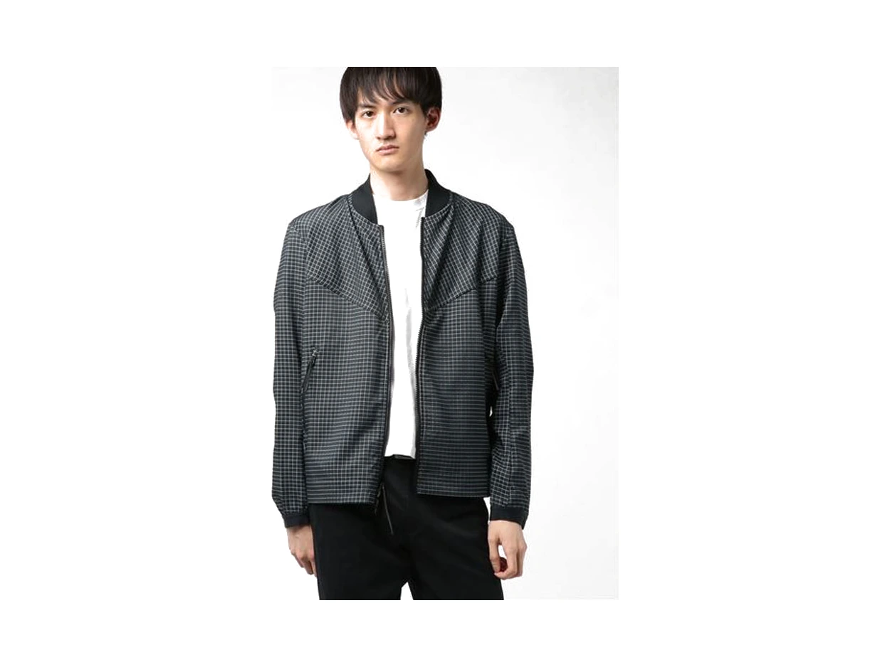 Nike Jackets Black Stand Collar Moderate