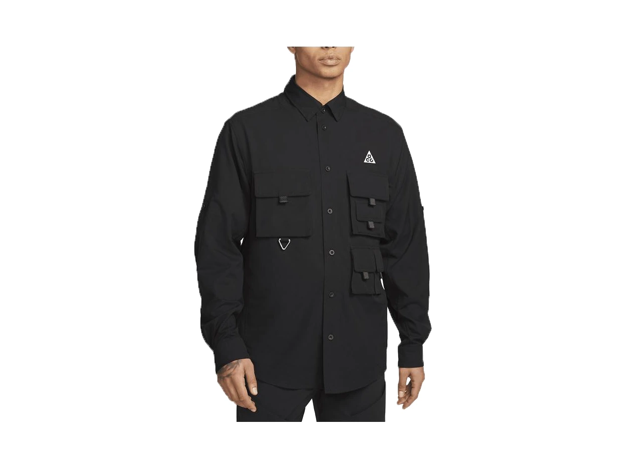 Nike Dri-Fit logo-embroidered shirt