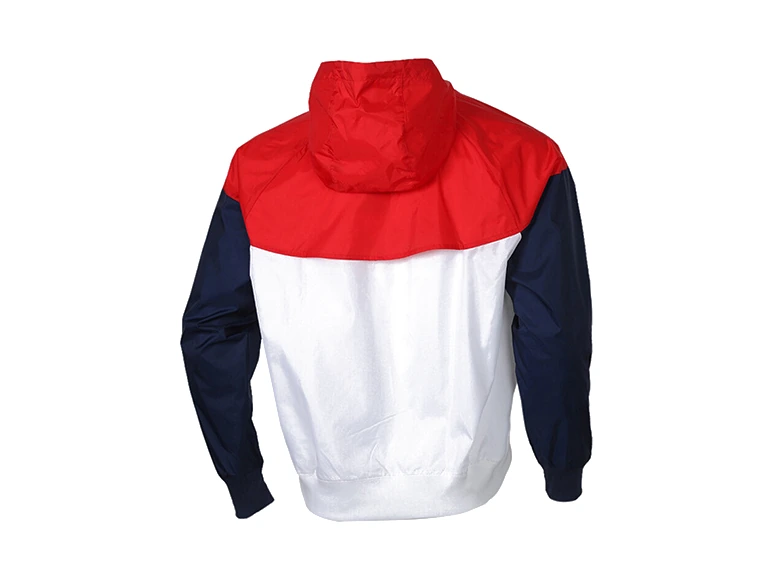 Nike Jackets Red White Hooded Moderate