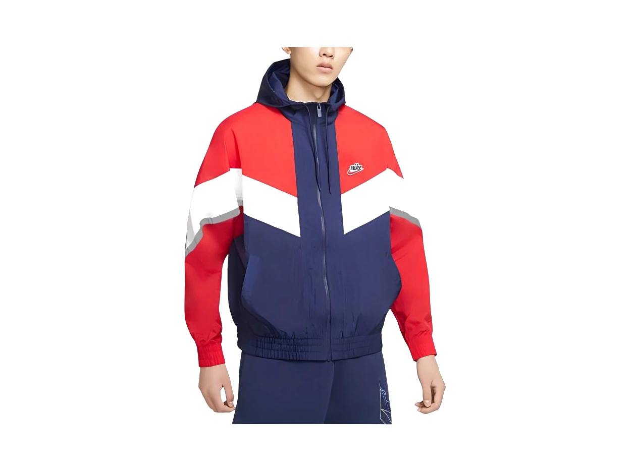 Nike Jackets Red Hooded Moderate Other