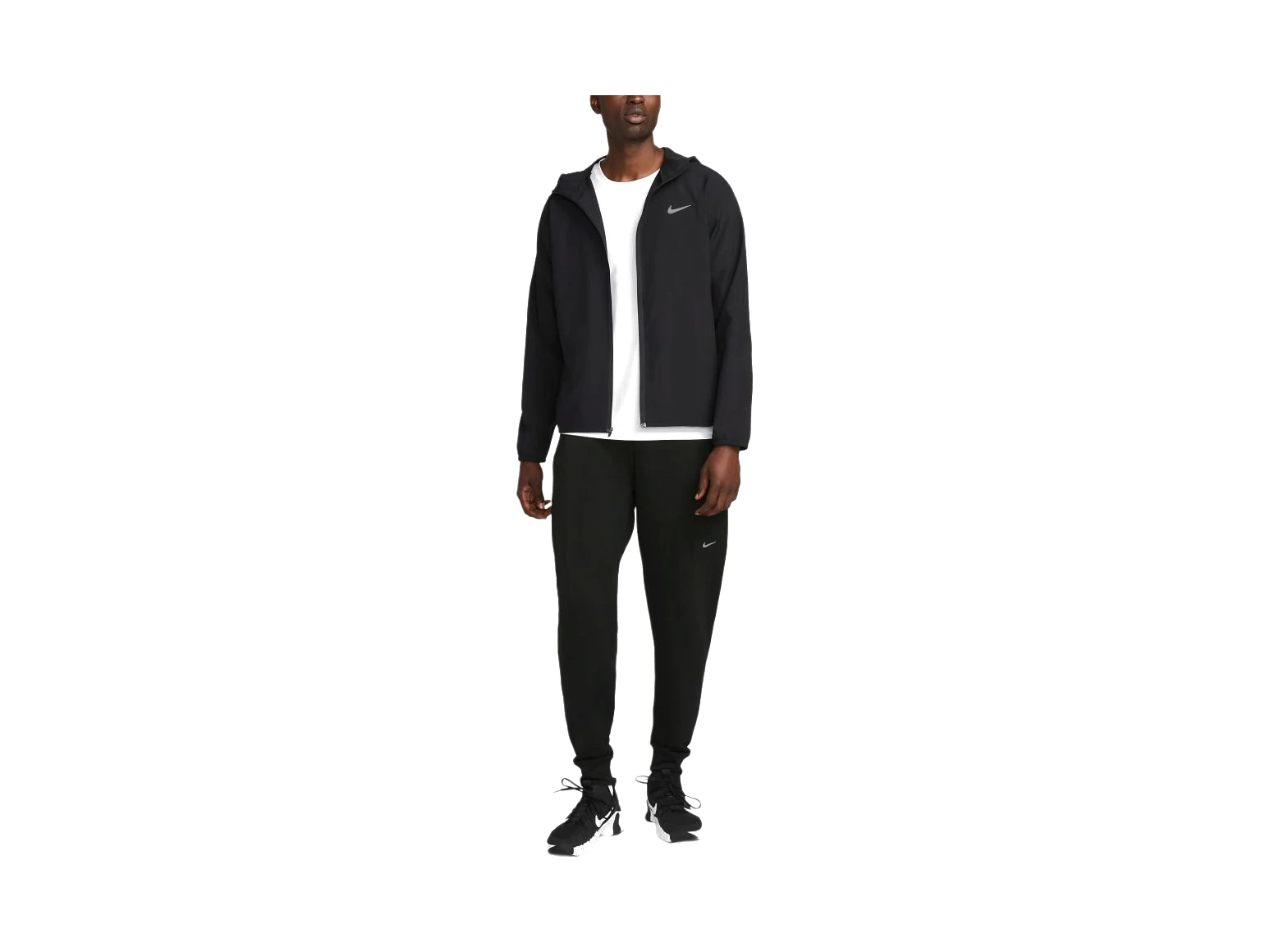 Nike Jackets Black Hooded Moderate Other