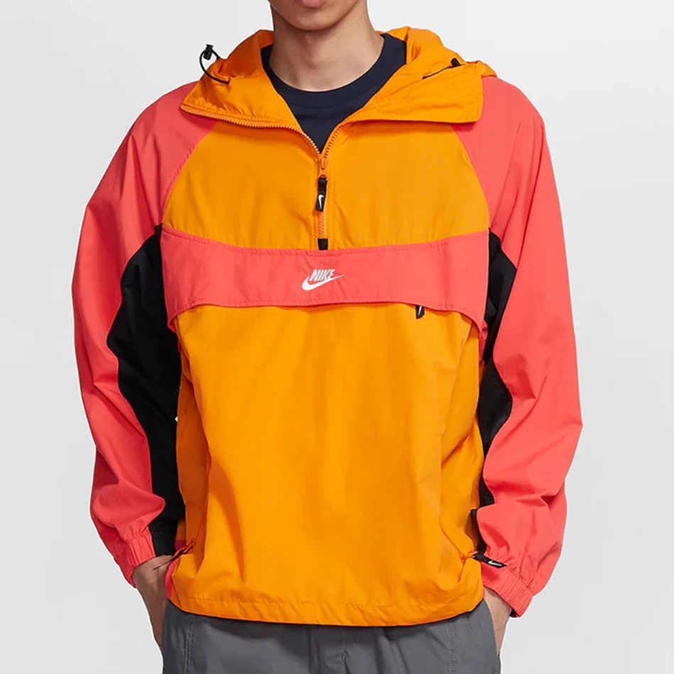 Nike Jackets Orange Hooded