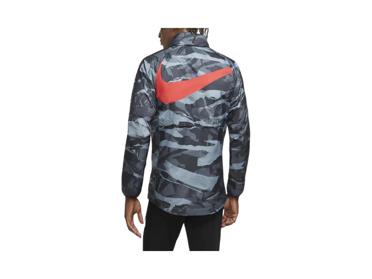Nike Jackets Gray Stand Collar Moderate