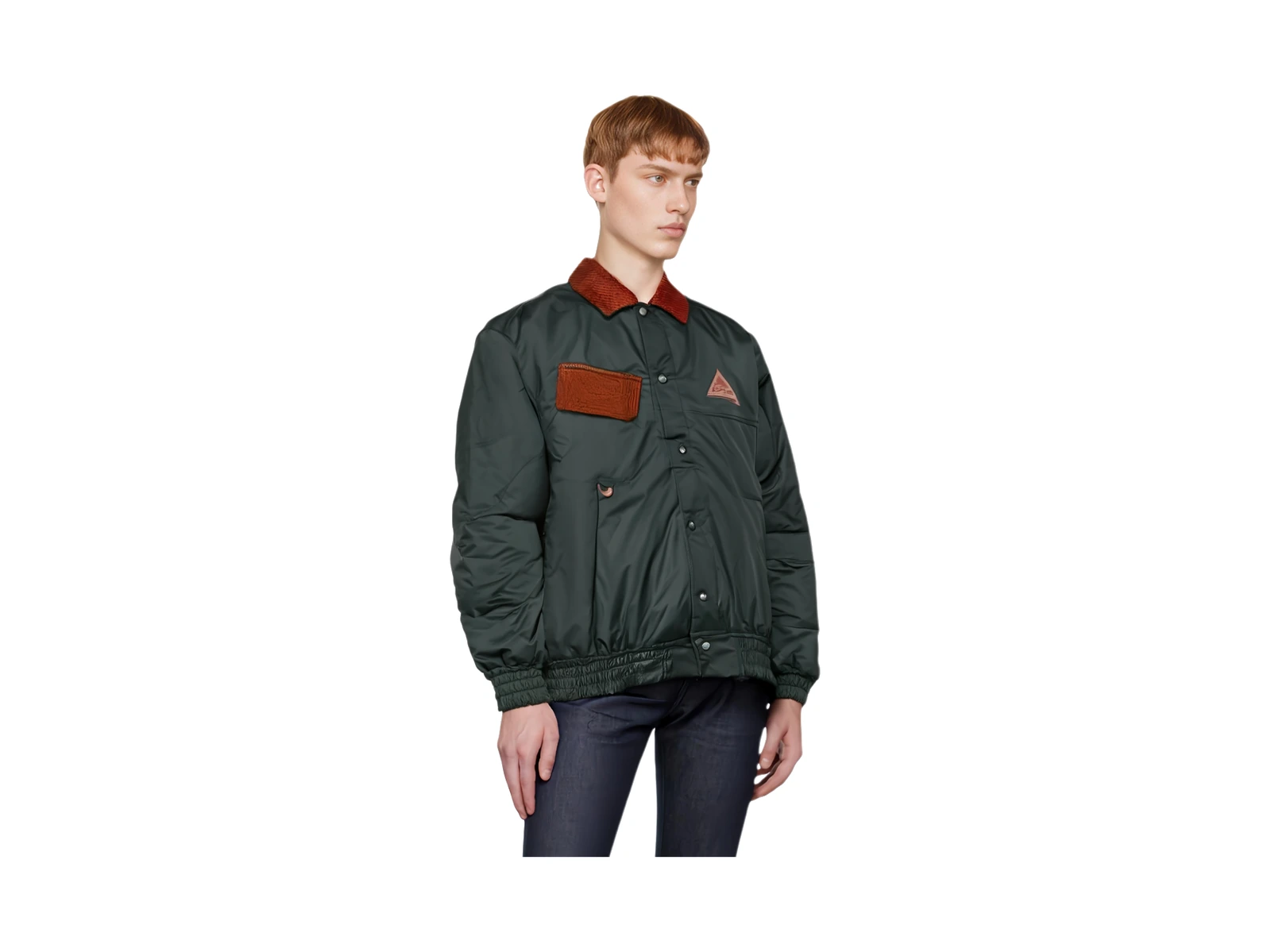 Nike Jackets Black Lapel Moderate