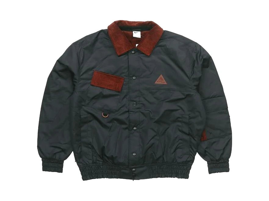 Nike Jackets Black Lapel Moderate