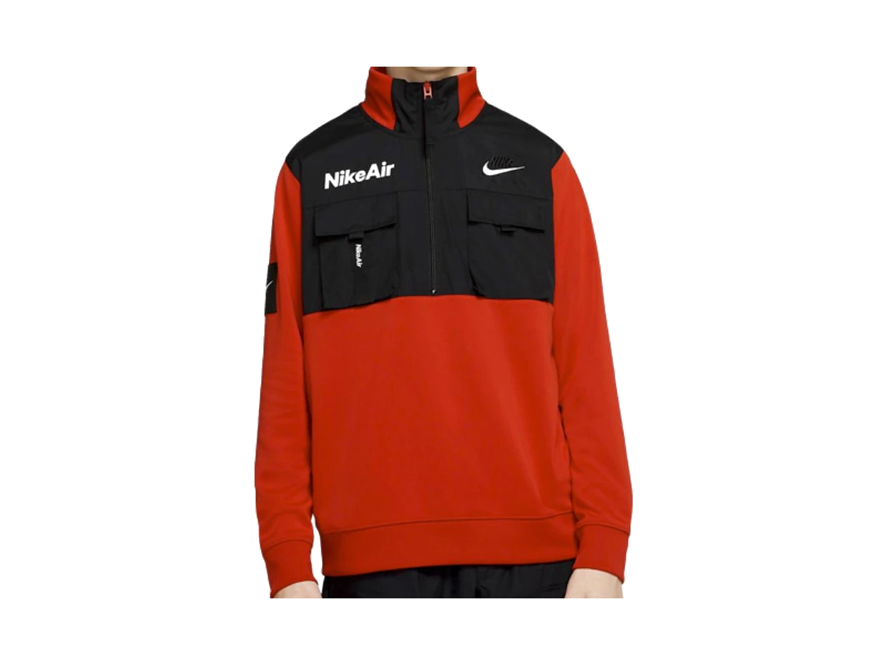 Nike Jackets Red Stand Collar Moderate