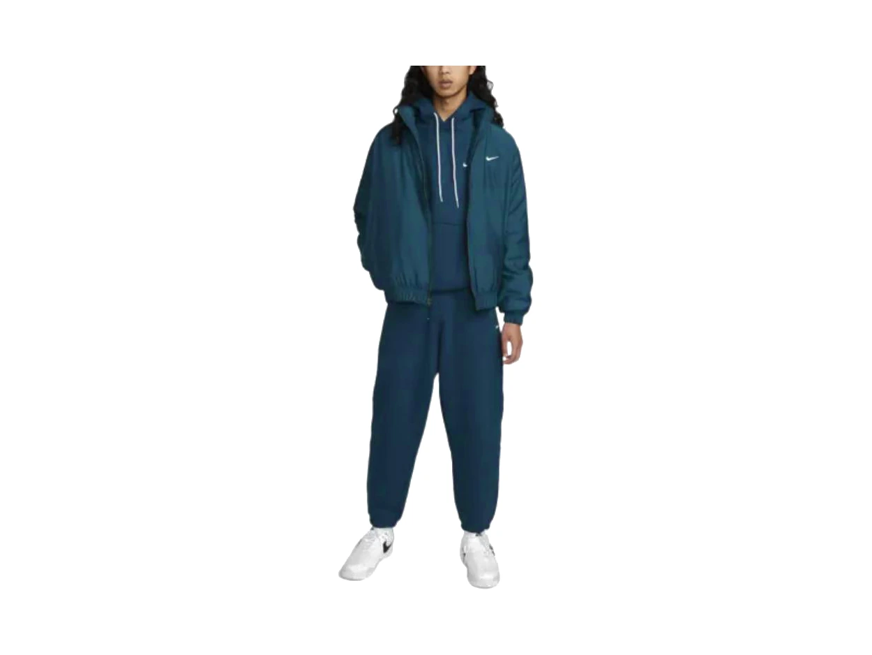 Nike Jackets Blue Stand Collar Moderate