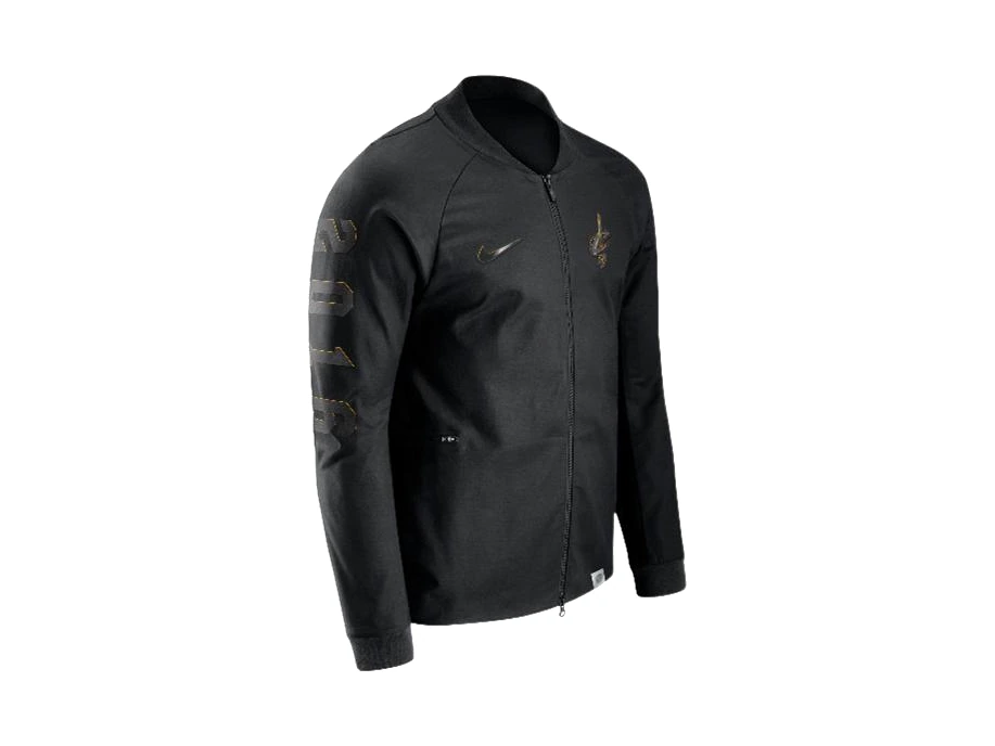 Nike Jackets Black Baseball Collar