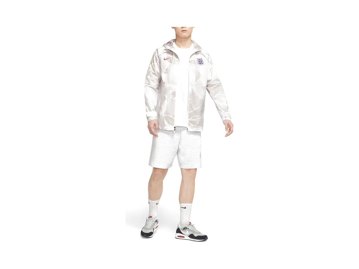 Nike Jackets White Hooded Moderate Other