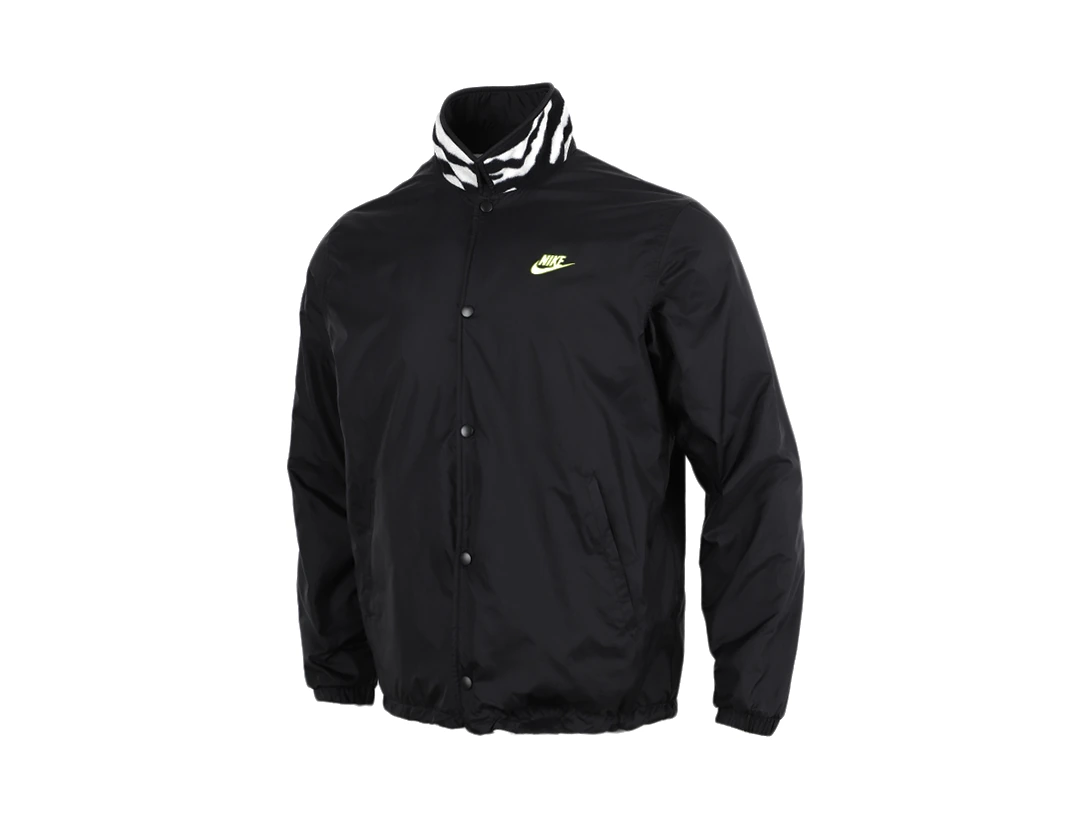 Nike Jackets Black Lapel Moderate