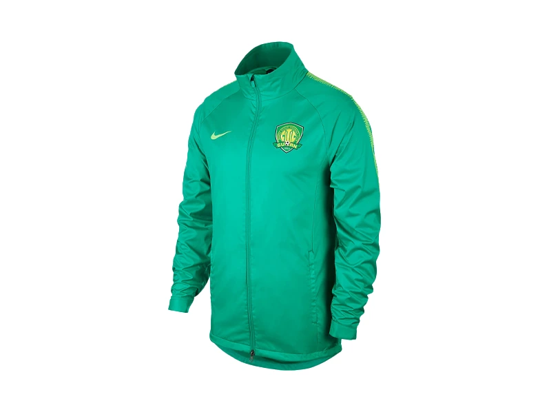 Nike Jackets Green Stand Collar Moderate