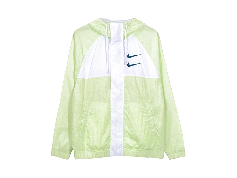 Nike Jackets Neon Green Hooded Moderate