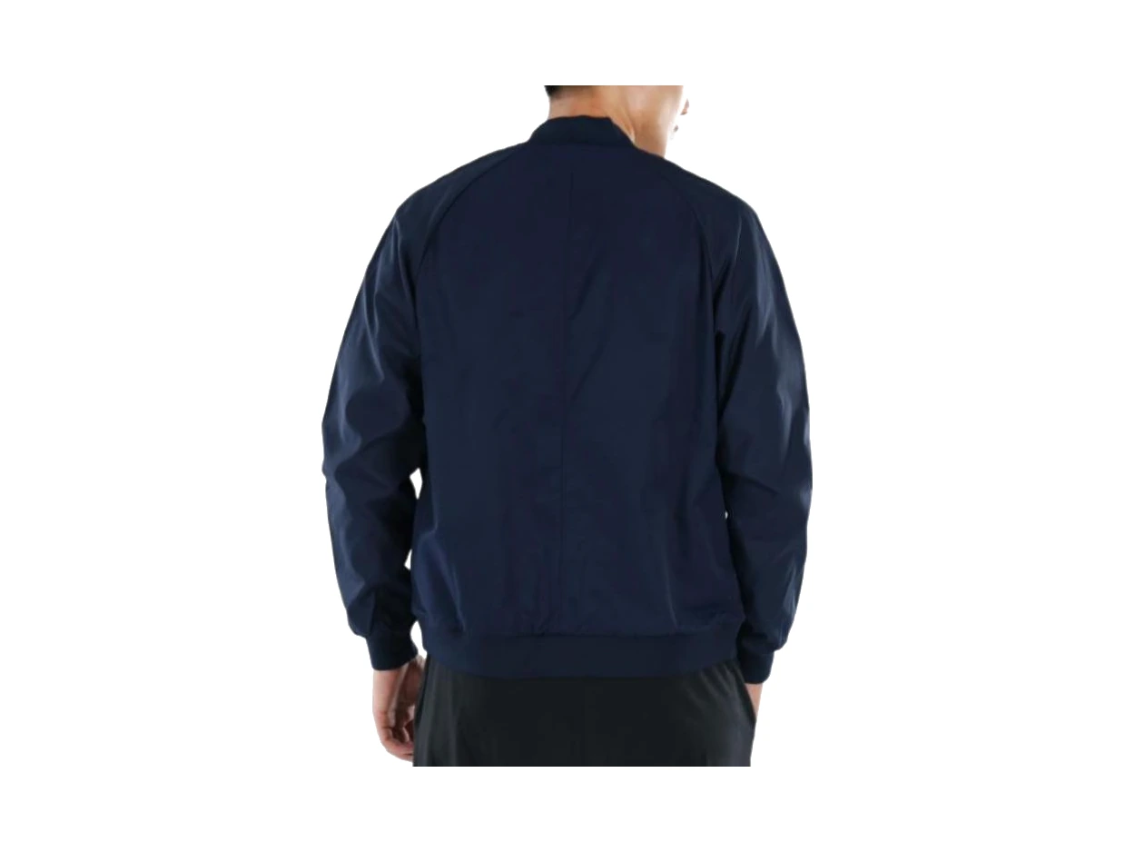 Nike Jackets Dark Blue Baseball Collar