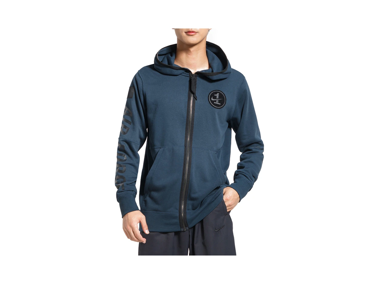Nike Air Force 1 Jackets Blue Hooded