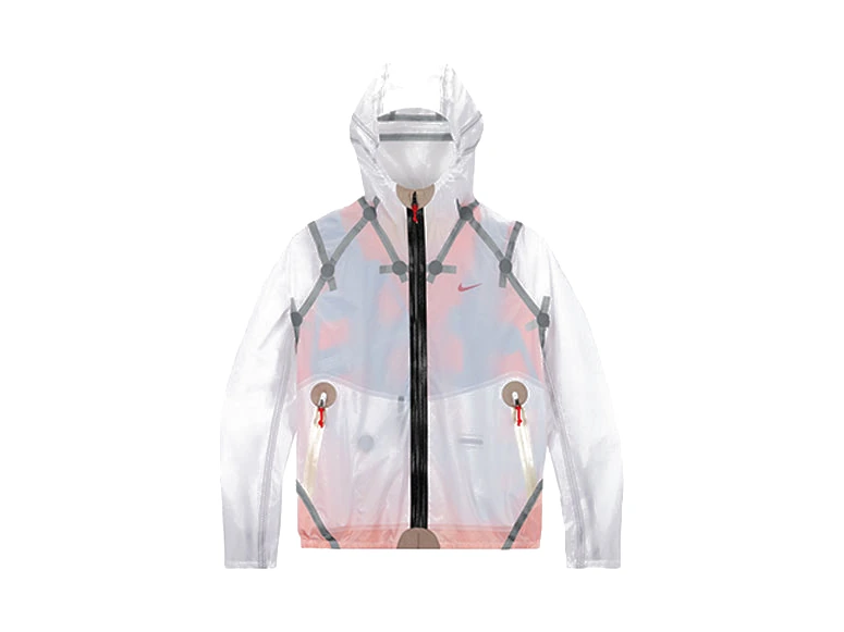 Nike Ispa Jackets White Hooded Moderate