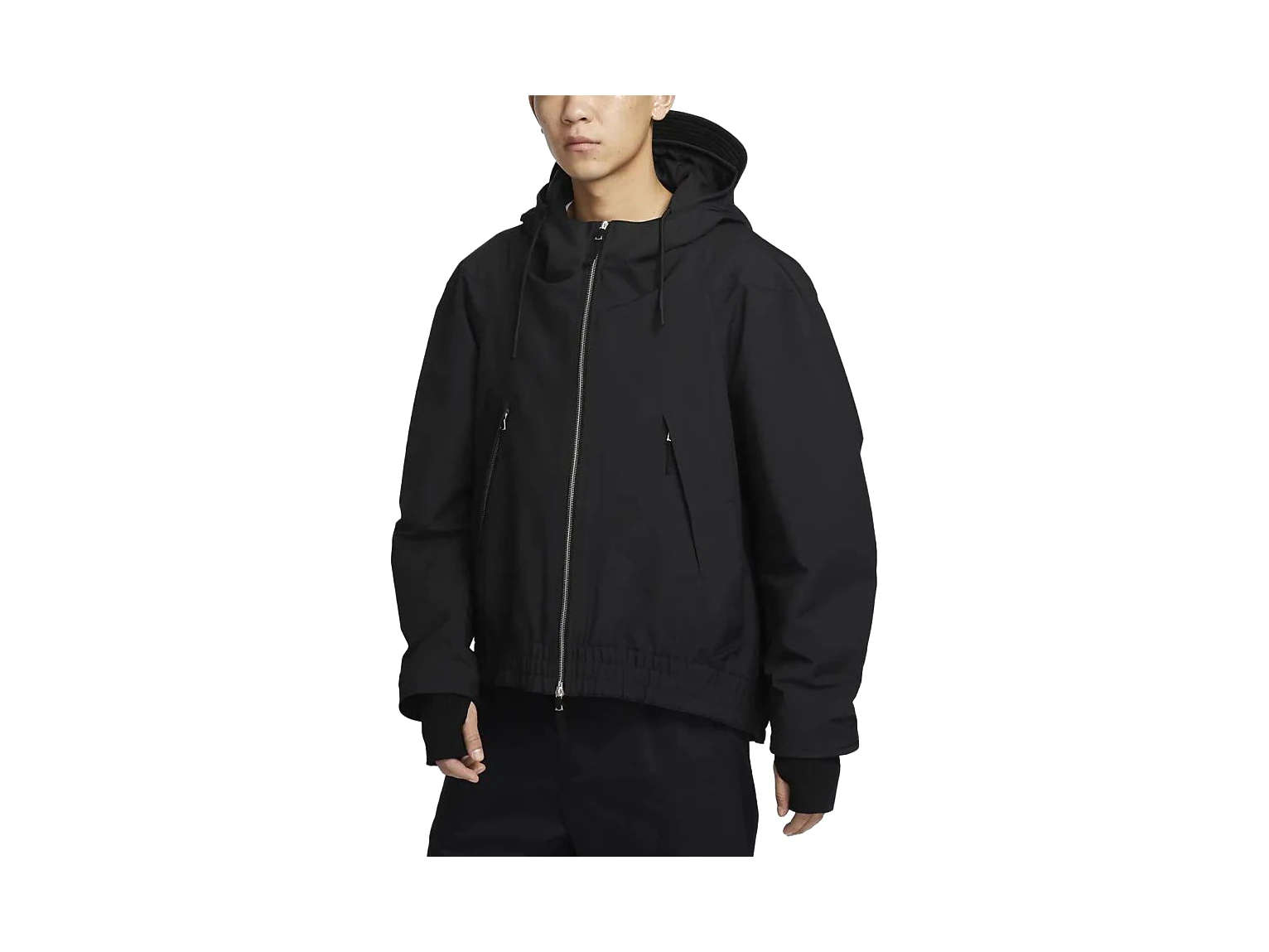 Nike Jackets Black Hooded Moderate Other