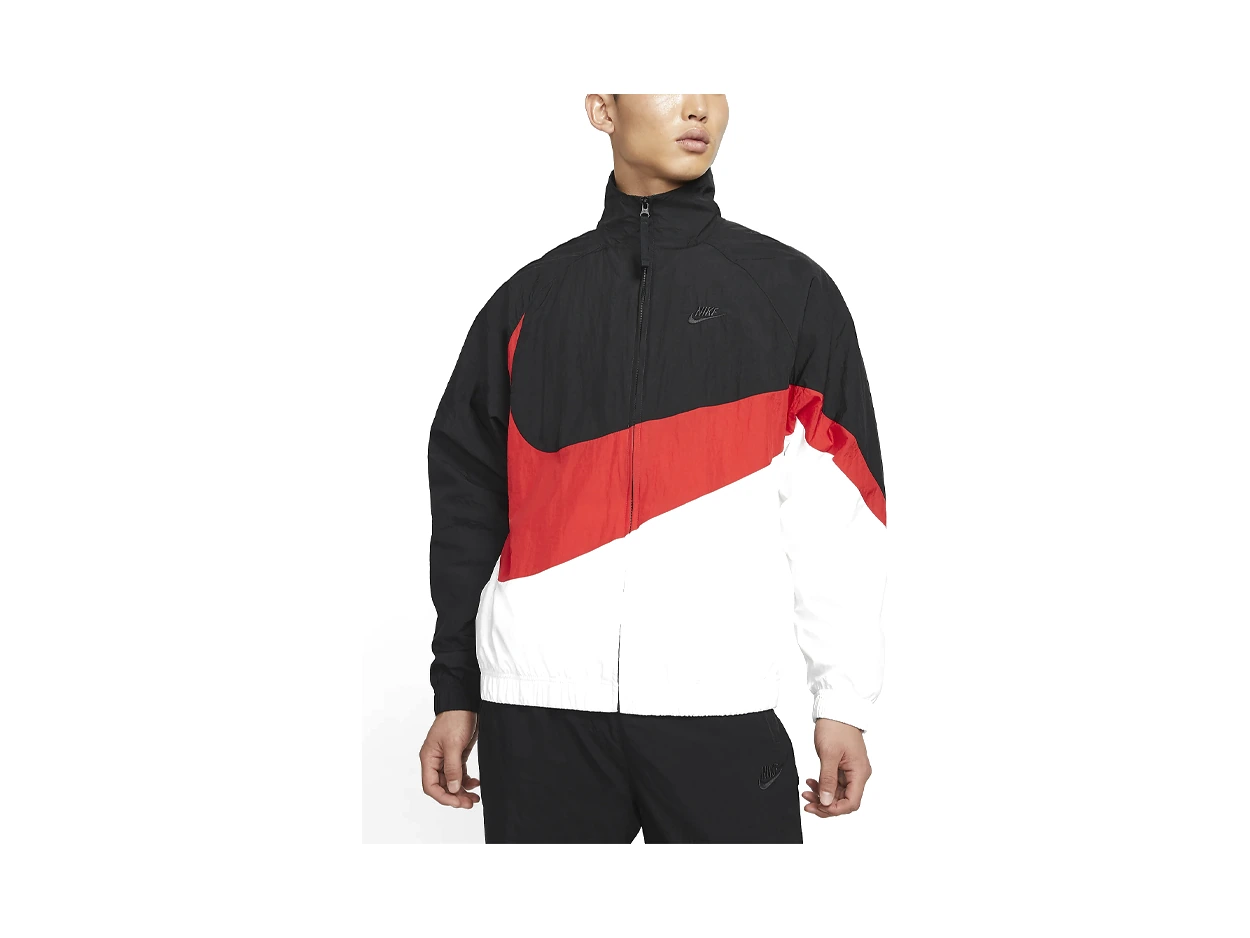 Nike Jackets Black Stand Collar Moderate