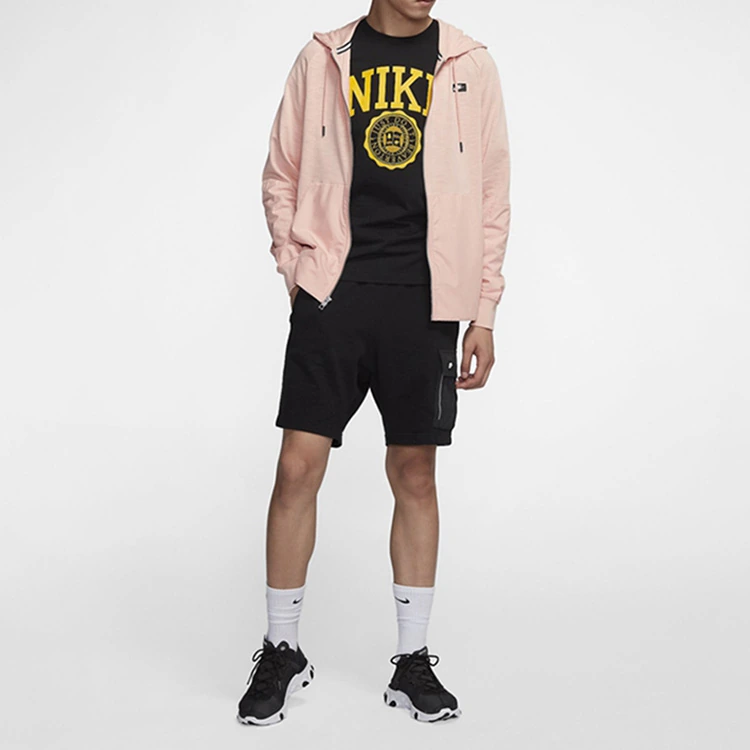 Nike Jackets Coral Red Hooded Moderate