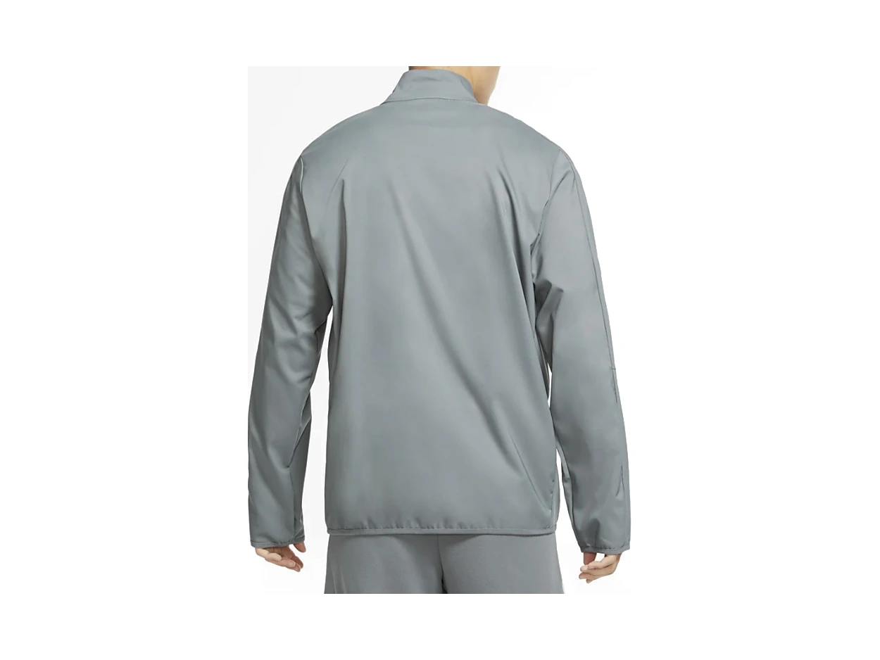 Nike Dri-Fit Jackets Gray Stand Collar