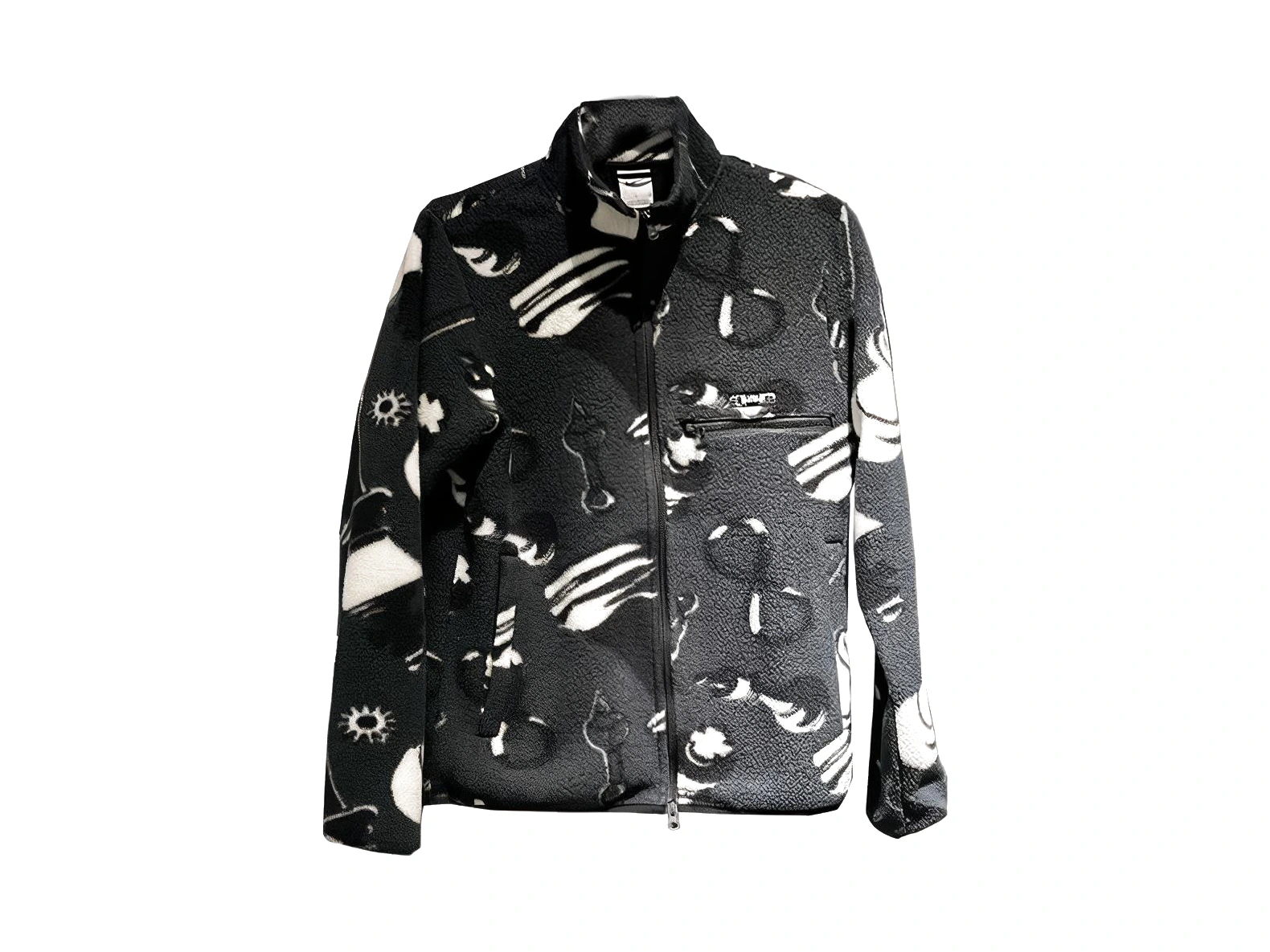 Nike Jackets Black Stand Collar Moderate