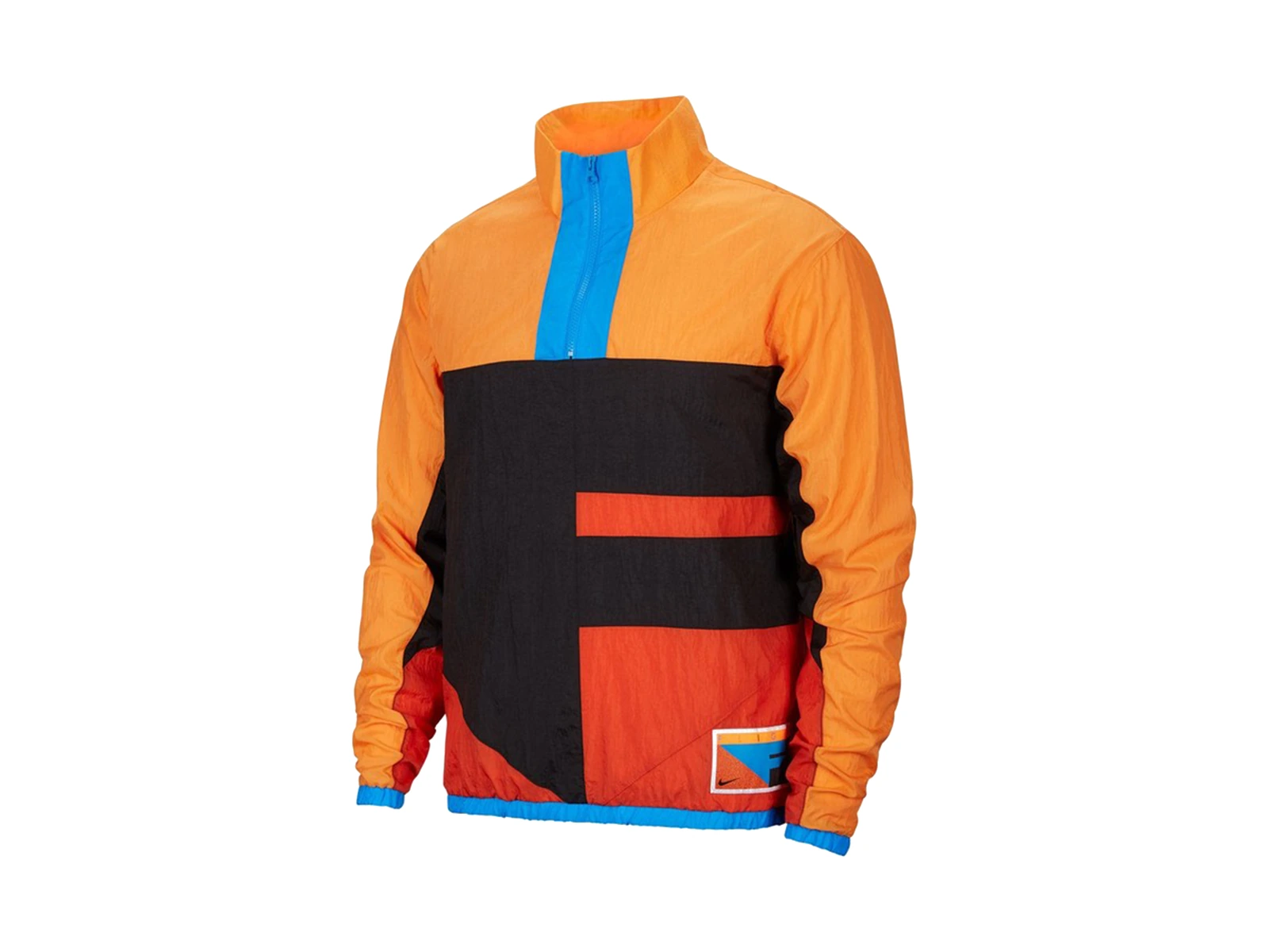 Nike Jackets Black Orange Stand Collar