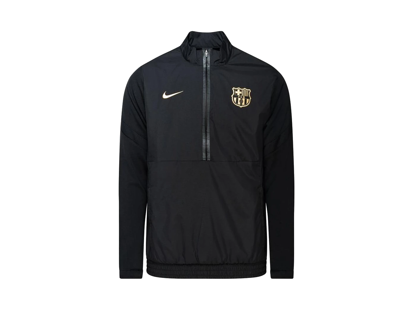 Nike Jackets Black Stand Collar Moderate