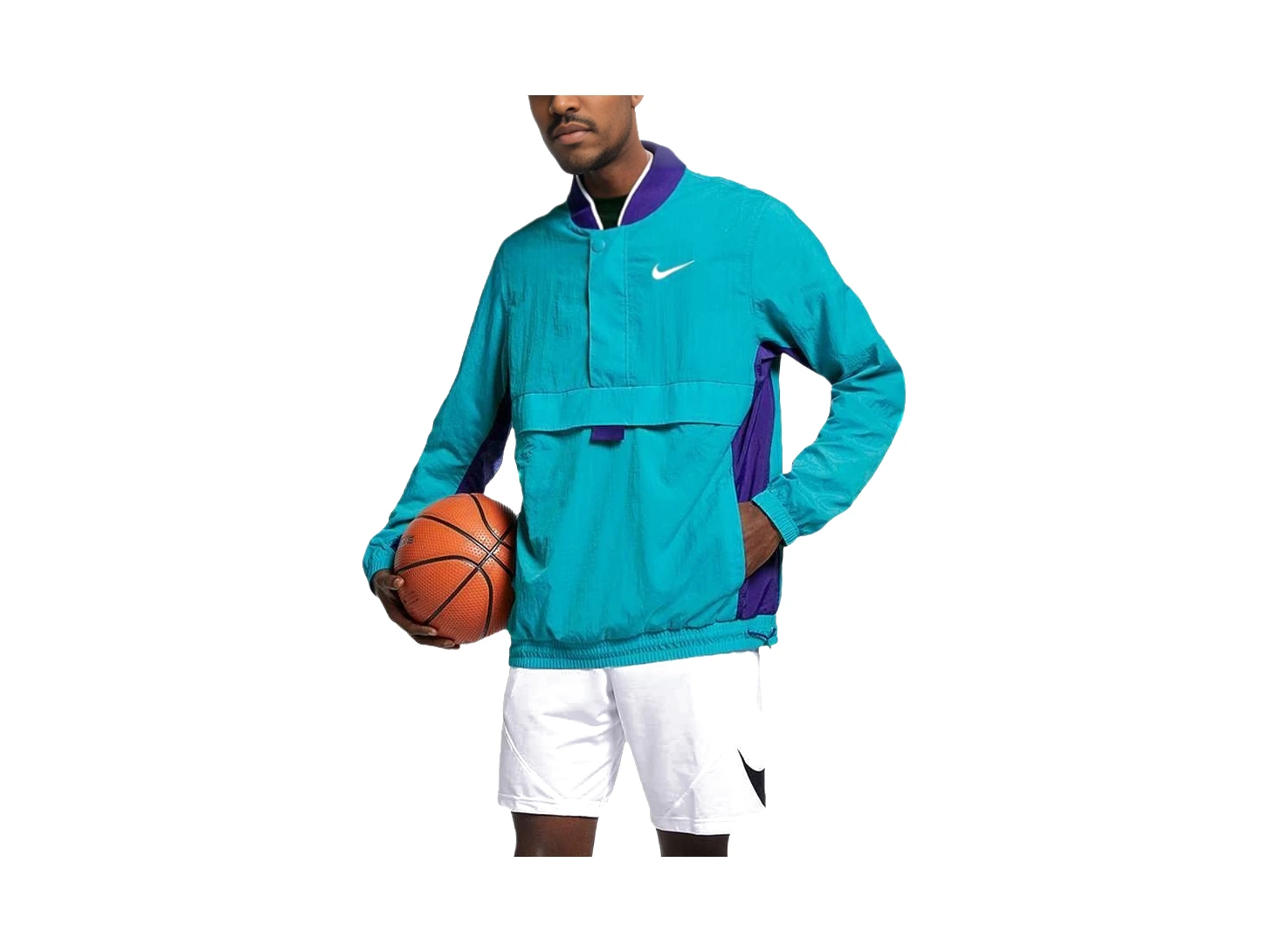 Nike Jackets Blue Baseball Collar