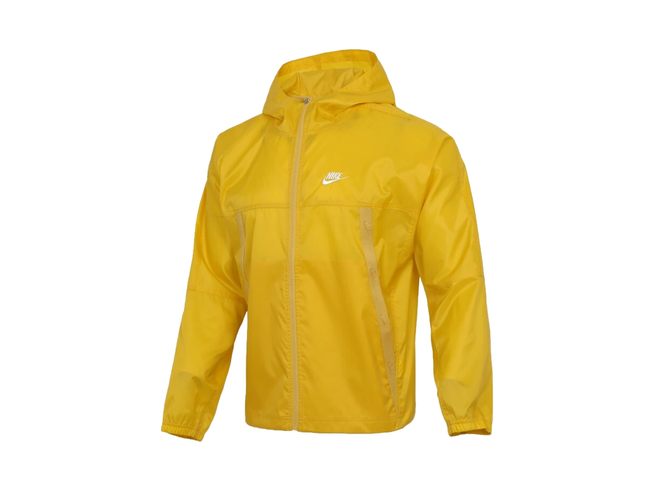 Nike Jackets Yellow Hooded Moderate
