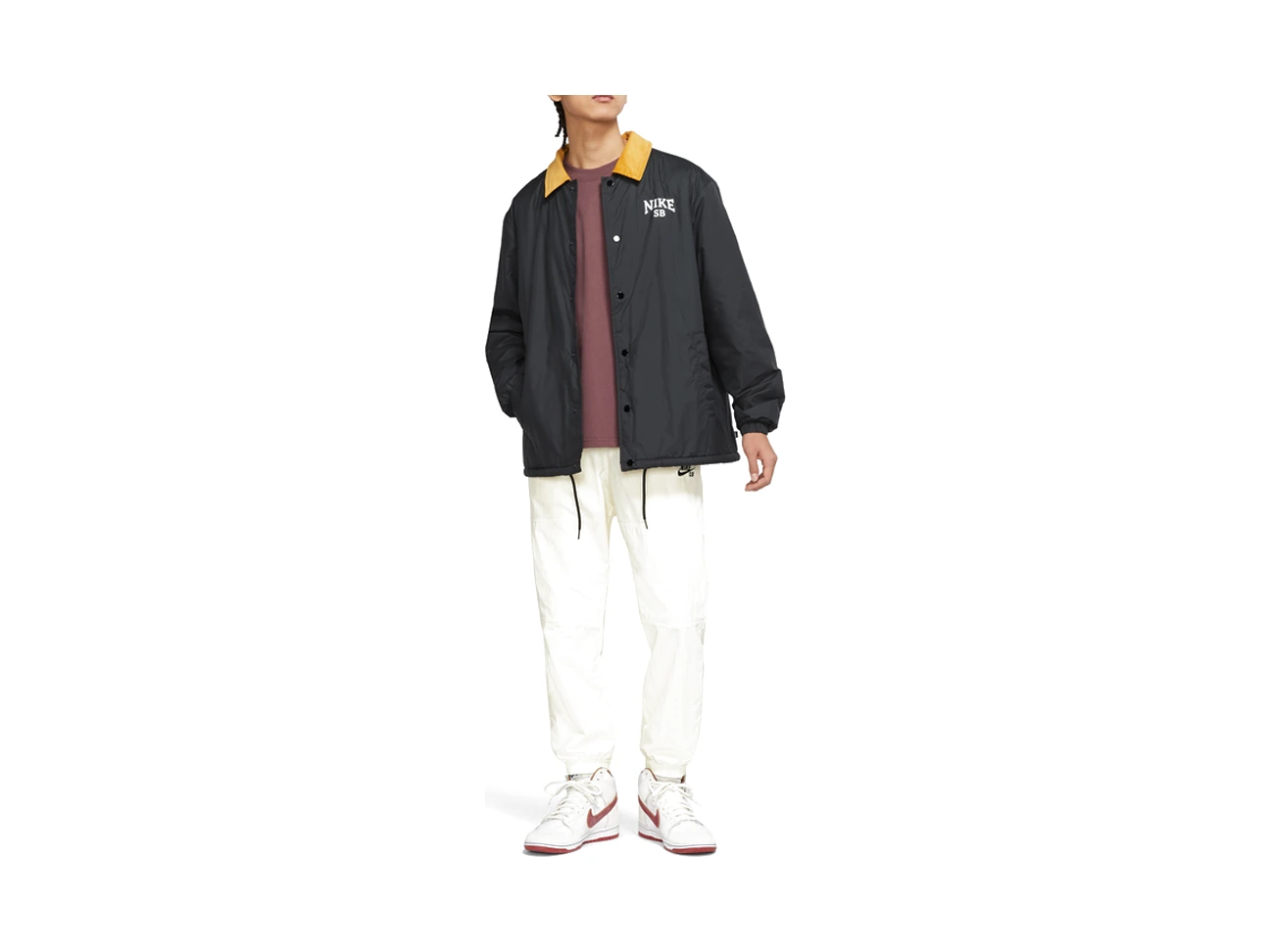 Nike Jackets Black Lapel Moderate Other
