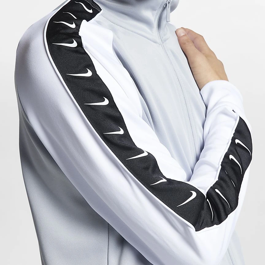 Nike Jackets White Stand Collar Moderate