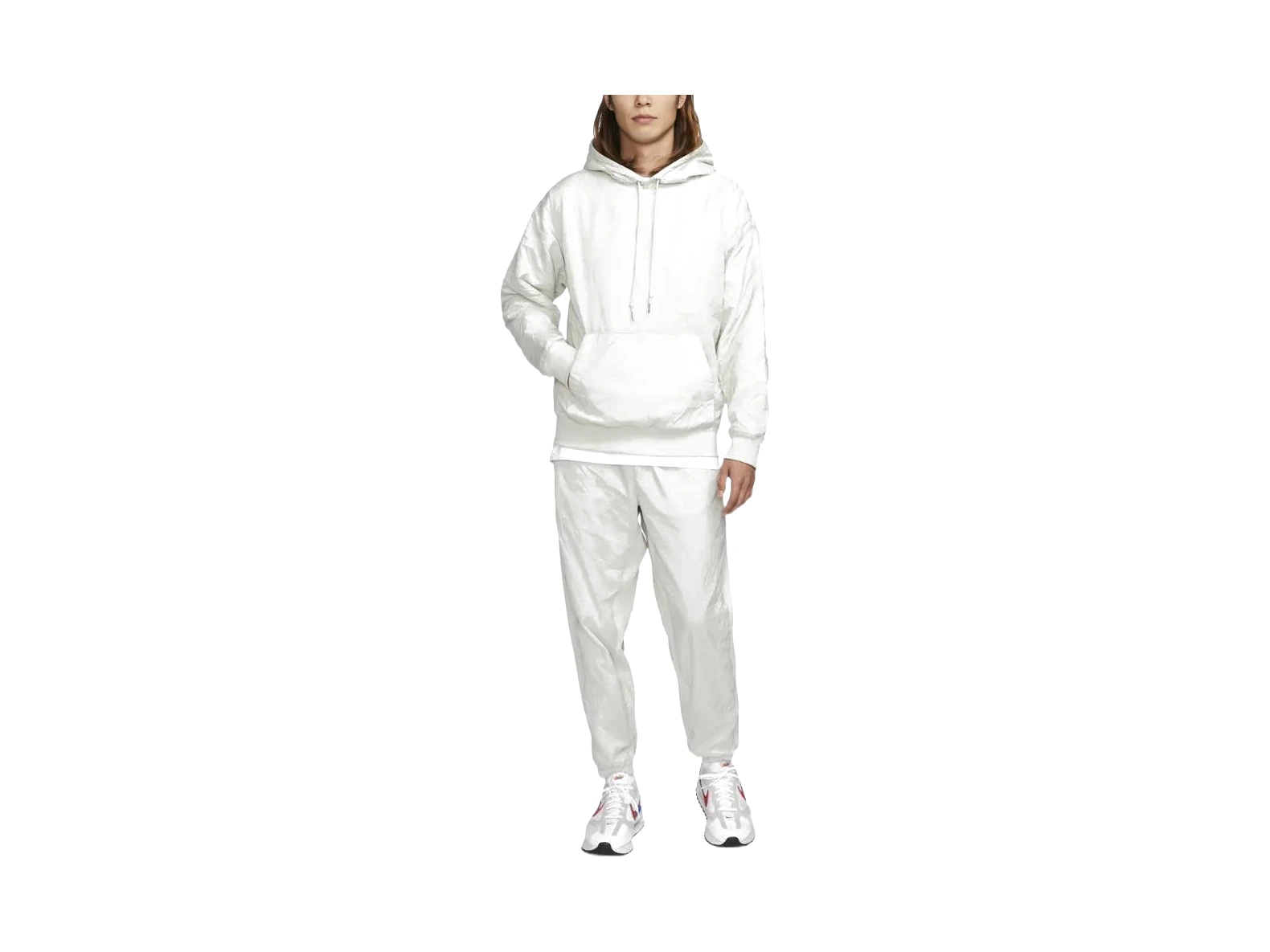 Nike Jackets Light Gray Hooded