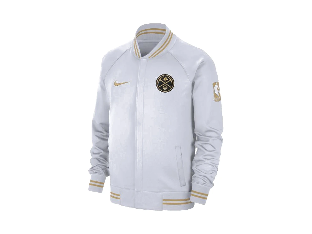 Nike Jackets White Baseball Collar