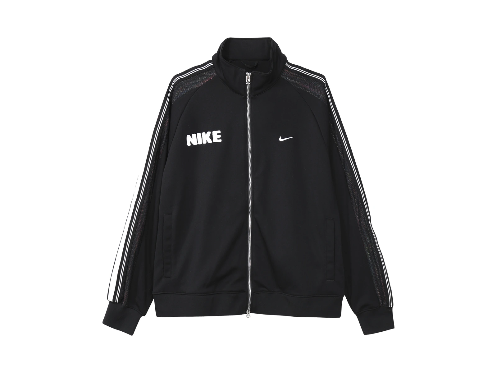 Nike Jackets Black Stand Collar Moderate