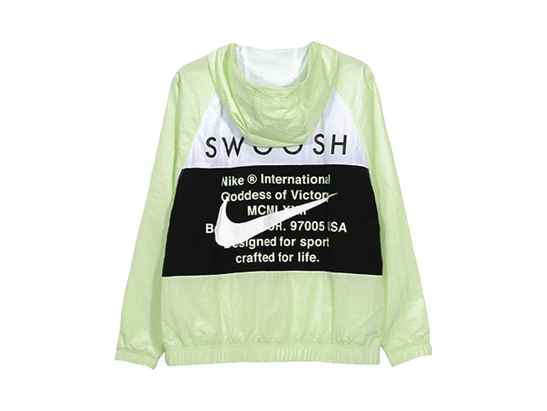 Nike Jackets Neon Green Hooded Moderate