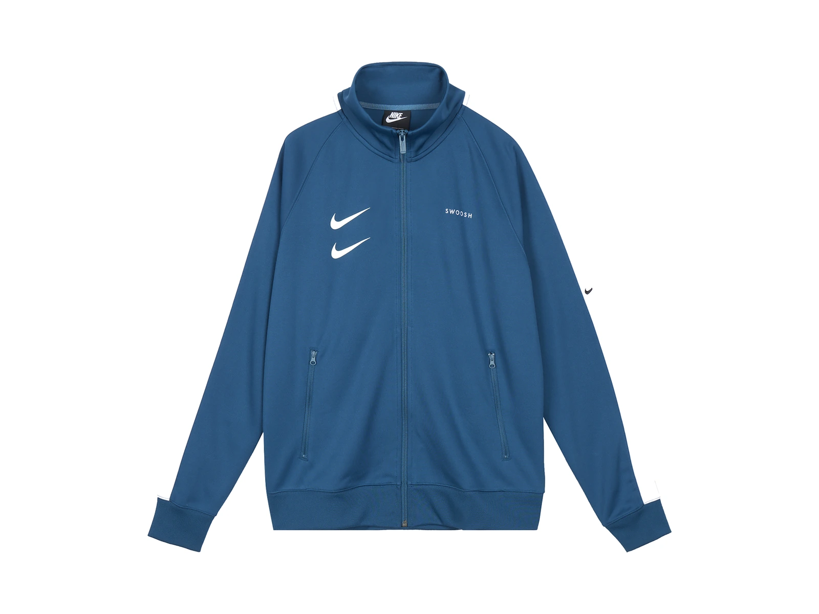 Nike Jackets Power Blue Stand Collar