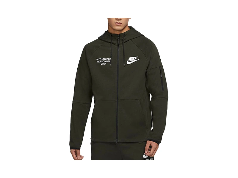 Nike Jackets Green Hooded