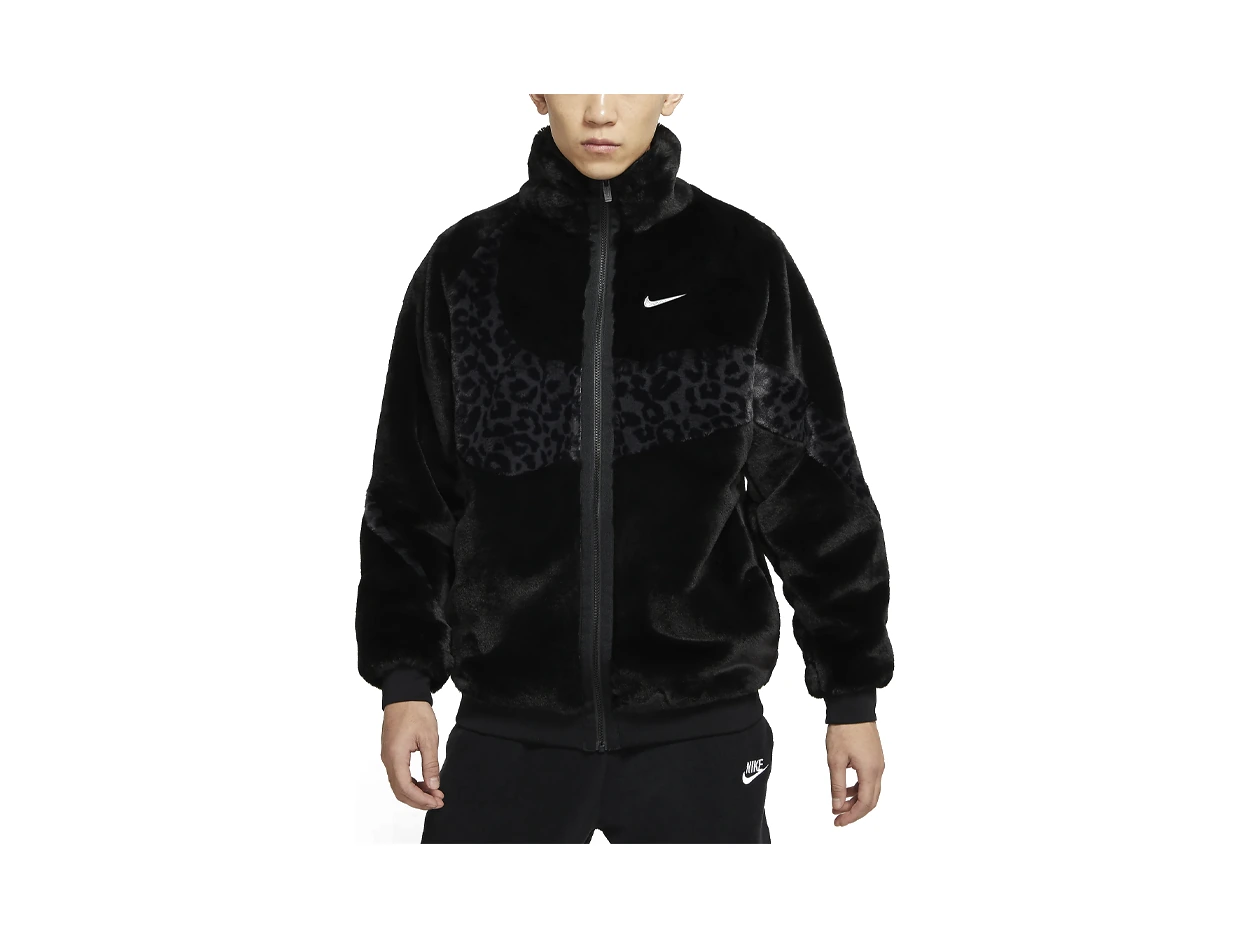 Nike Jackets Black Stand Collar