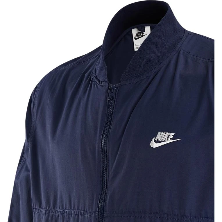 Nike Jackets Dark Navy Blue Stand Collar