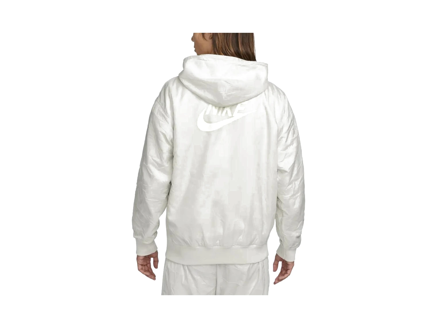 Nike Jackets Light Gray Hooded