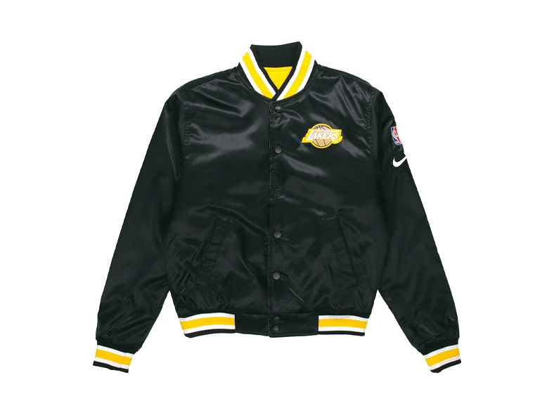 Nike Jackets Black Baseball Collar