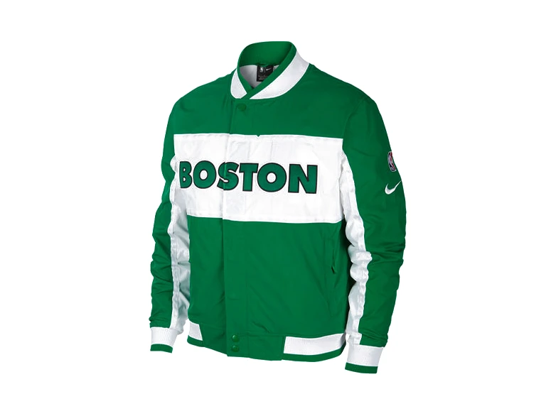 Nike Jackets Green Baseball Collar