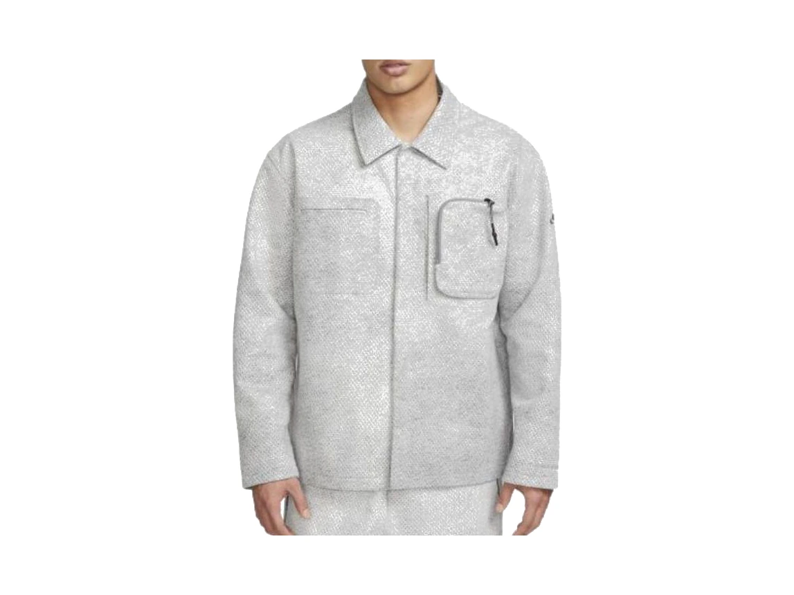 Nike Jackets Cool Gray Lapel Moderate