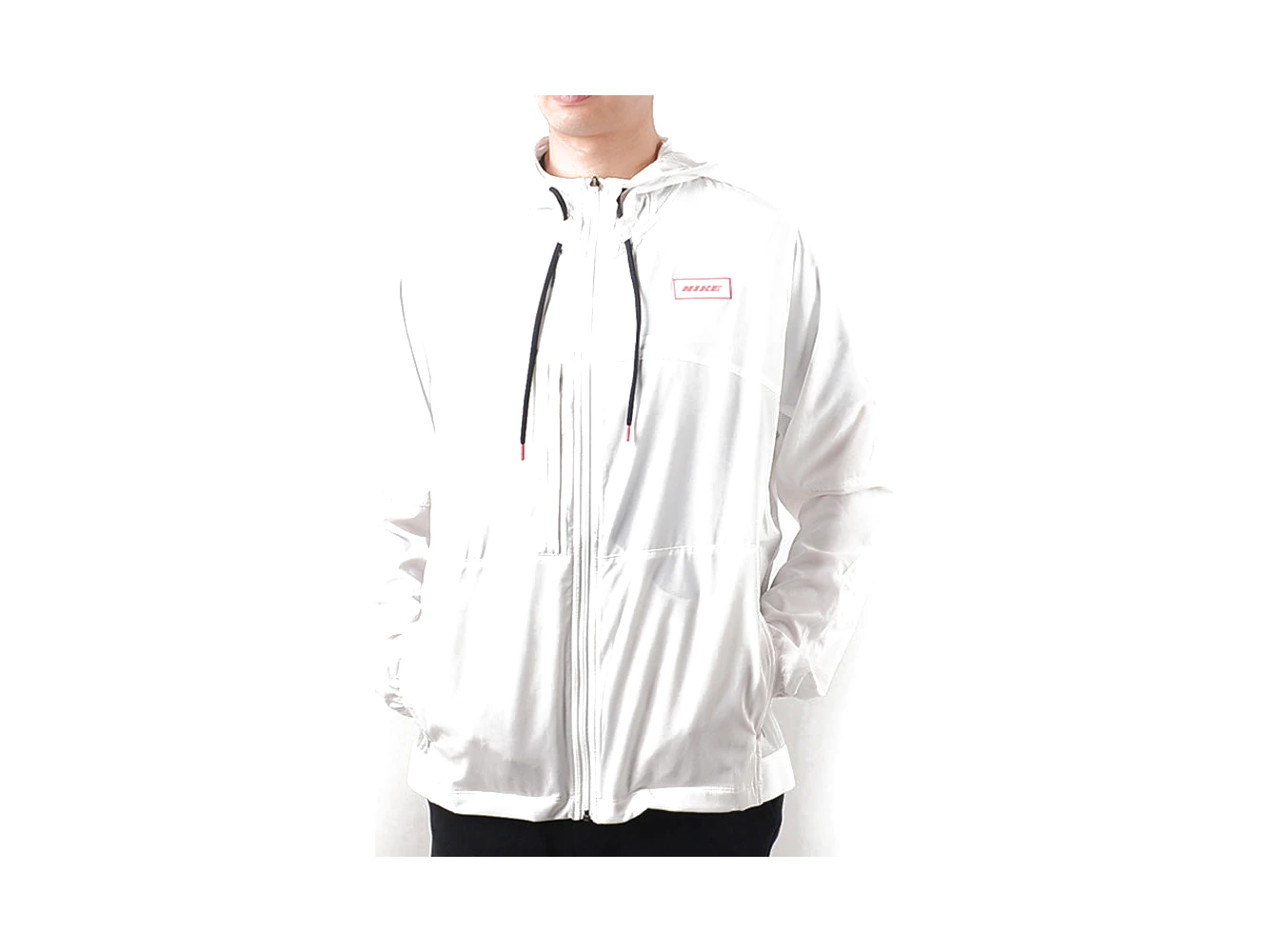 Nike Jackets White Hooded Moderate Other