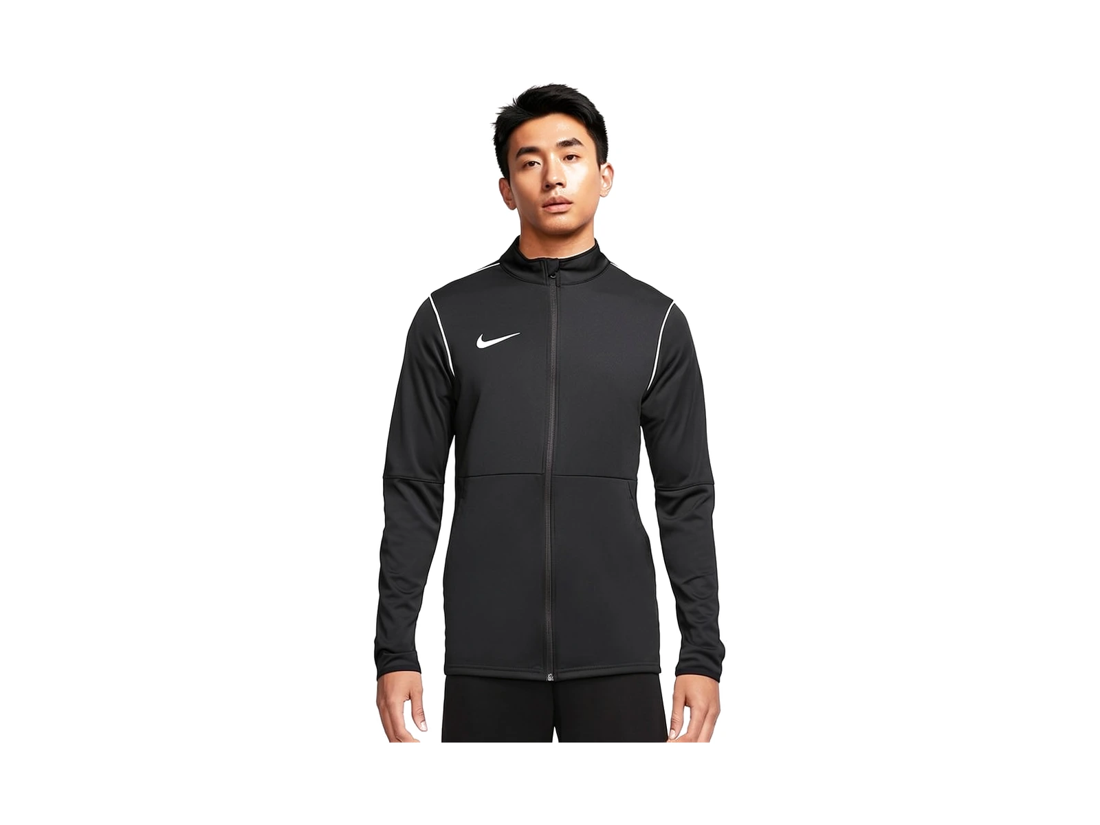 Nike Jackets Black Stand Collar Moderate