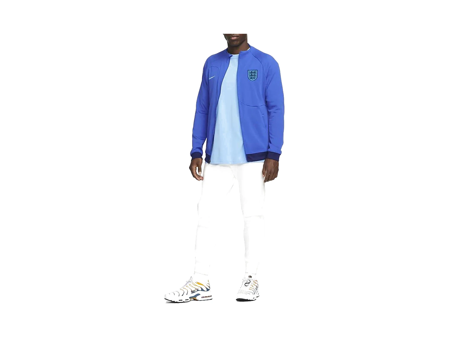 Nike Jackets Blue Stand Collar Moderate