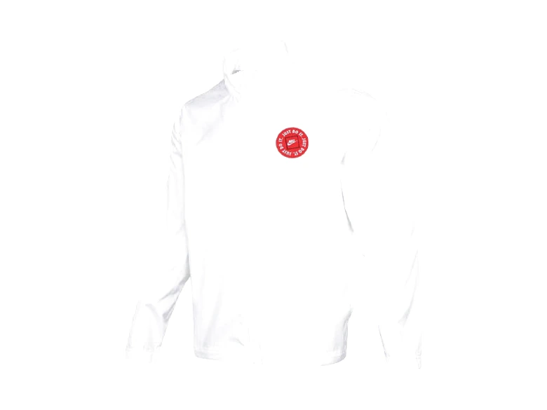Nike Jackets White Stand Collar Moderate