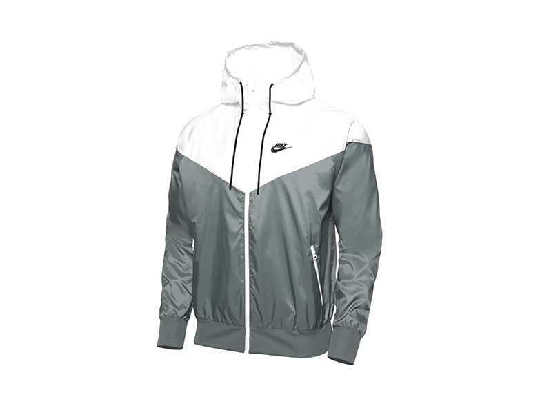 Nike Jackets Gray White Moderate