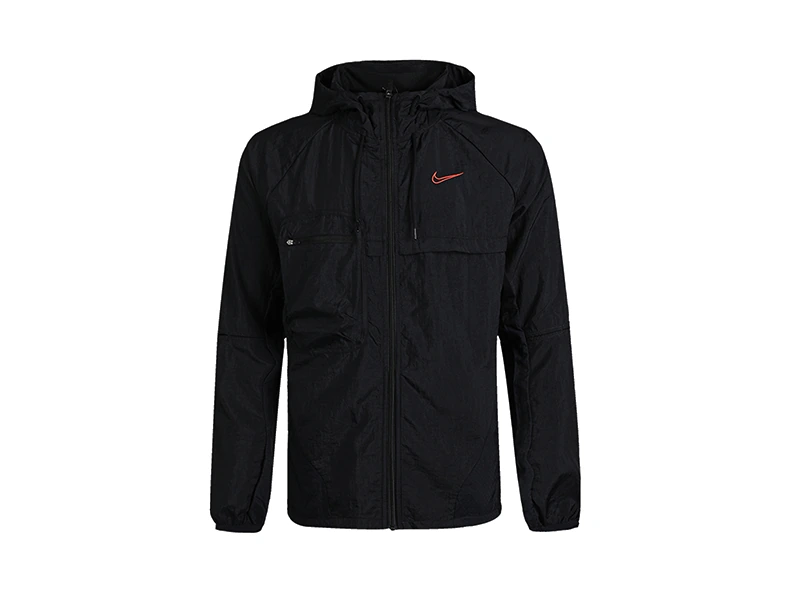 Nike Jackets Black Hooded Moderate Other