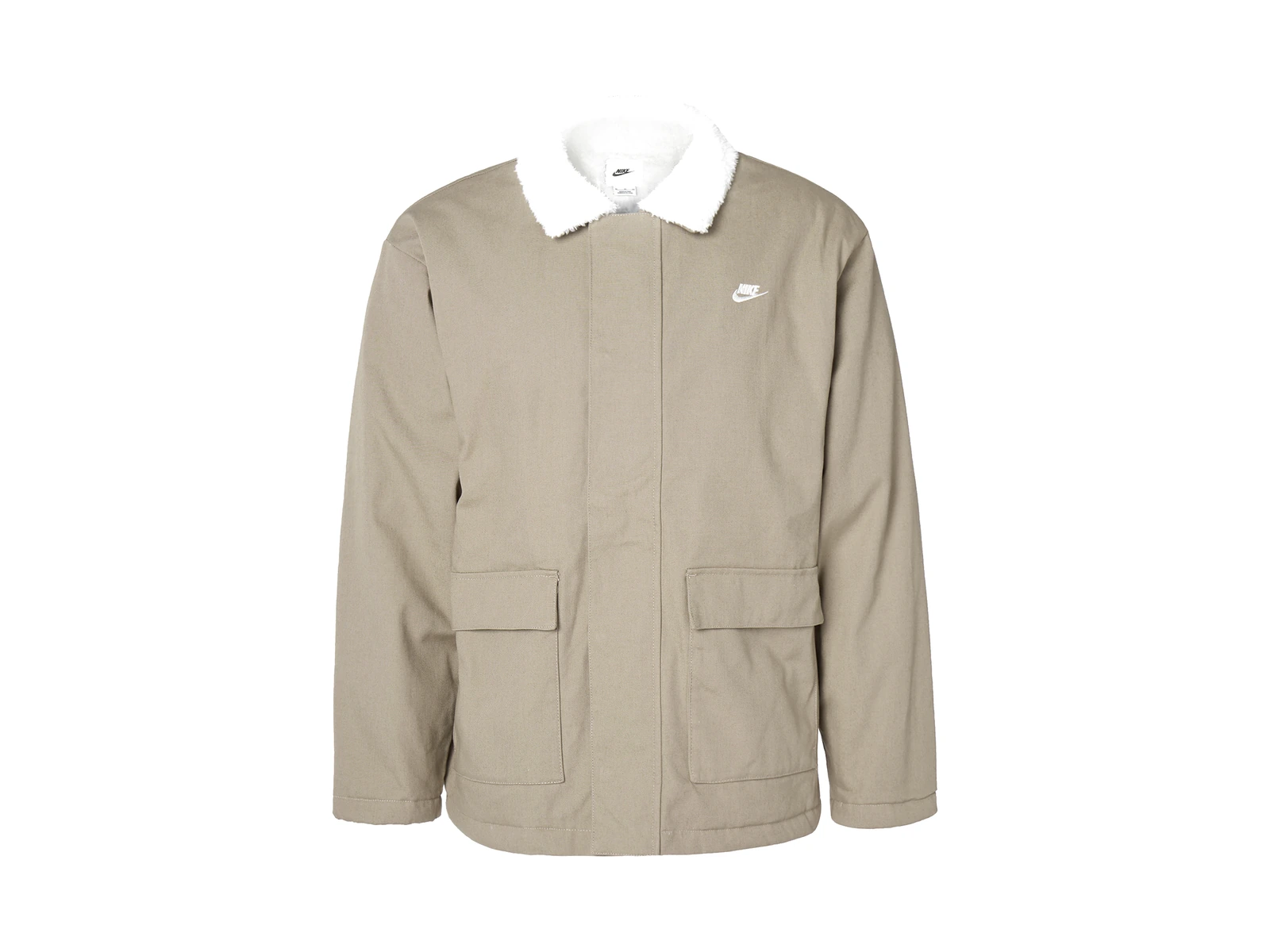 Nike Jackets Khaki Lapel Moderate